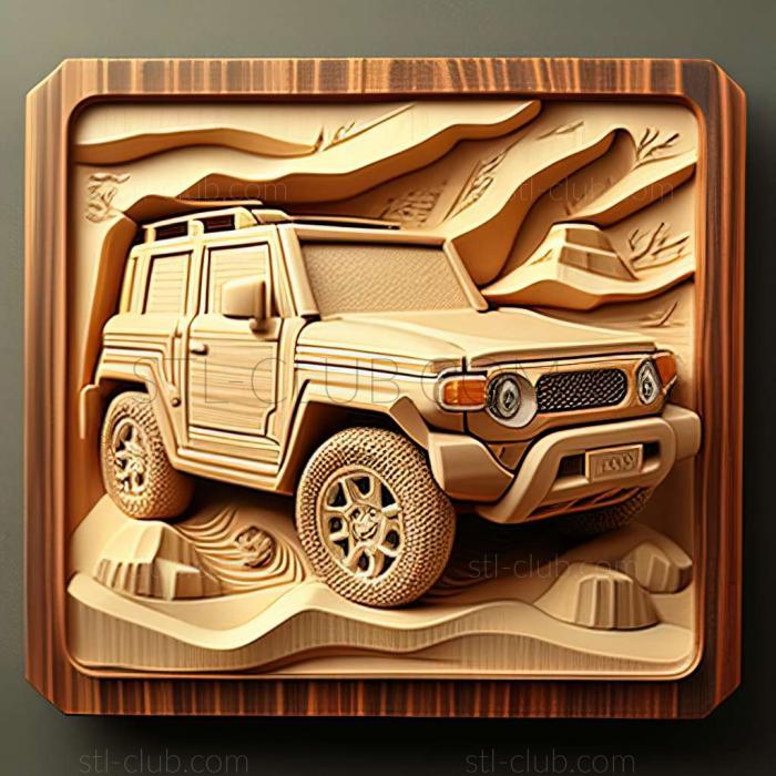 3D мадэль Toyota FJ Cruiser (STL)